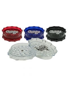 Chongz 2 Part 75mm Plastic Herb Grinder - Random Colour