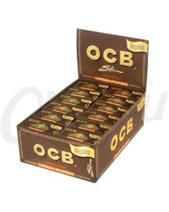 OCB Virgin Unbleached Slim Rolls Rolling Papers