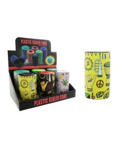 Large Vacuum Sealed Plastic Cans - Peace Design