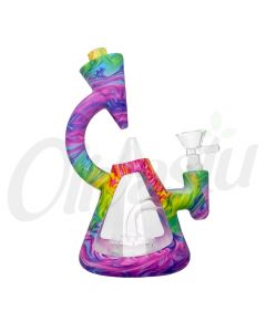 Bounce! Microscope Silicone & Glass Hybrid Bong