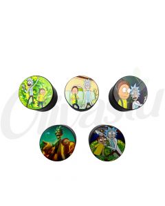 Rick & Morty Metal Herb Grinder 55mm