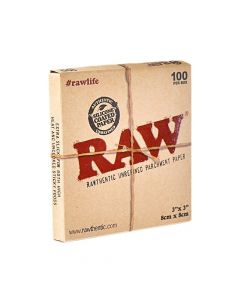 RAW Parchment Squares -100 Sheets