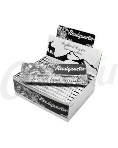 Highland Headquarter King Size Papers Black & White (Box of 24)