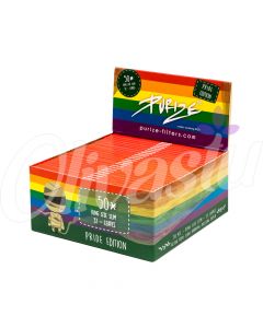 Purize Long Papers - Organic King Size Slim - Rainbow - 50 Pack (Retail Box)