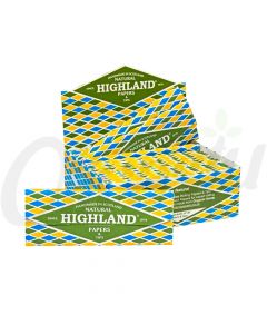 Highland King Size Natural Papers (Box of 24)