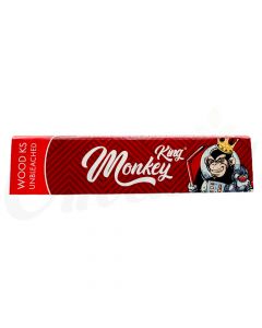 Monkey King Wood King Size Slim Unbleached Papers