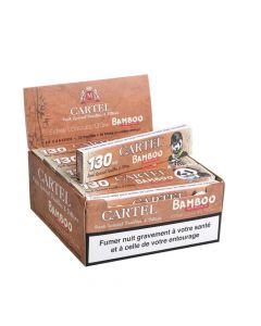 Cartel X Long 130mm Bamboo King Size Slim Papers + Tips (Box of 24)