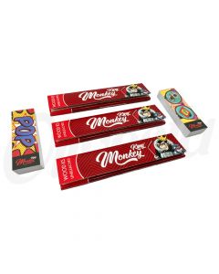 3 Wood Monkey King Ultra Thin Papers + 2 Smile Tips Slim