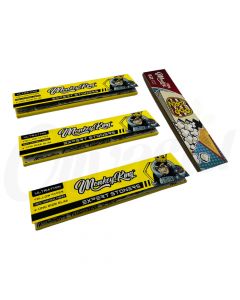 3 Yellow Monkey King Ultra Thin Papers + 1 Double Tips Slim