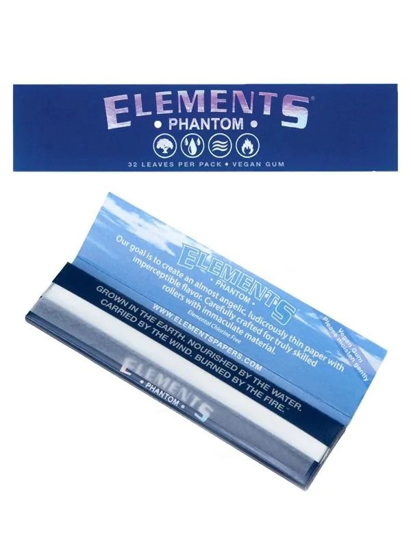 The Ultimate Guide to Elements Phantom Kingsize Slim and 1 1/4" Rolling Papers