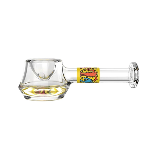 Keith Haring Glass Spoon Pipe