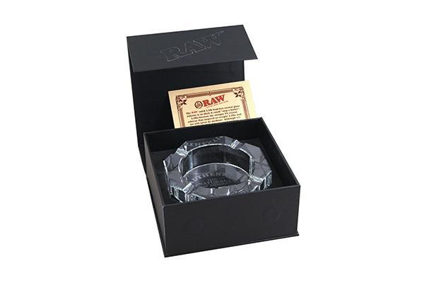 Raw Glass Ashtray 