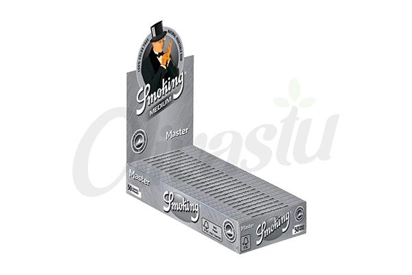 Smoking Master Silver 1 1/4" Medium Size Rolling Paper